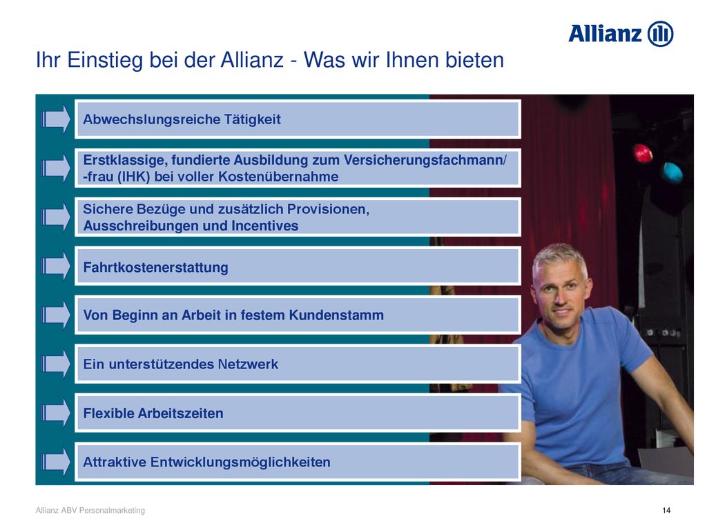 Ihr Einstieg bei der Allianz - Was wir Ihnen bieten