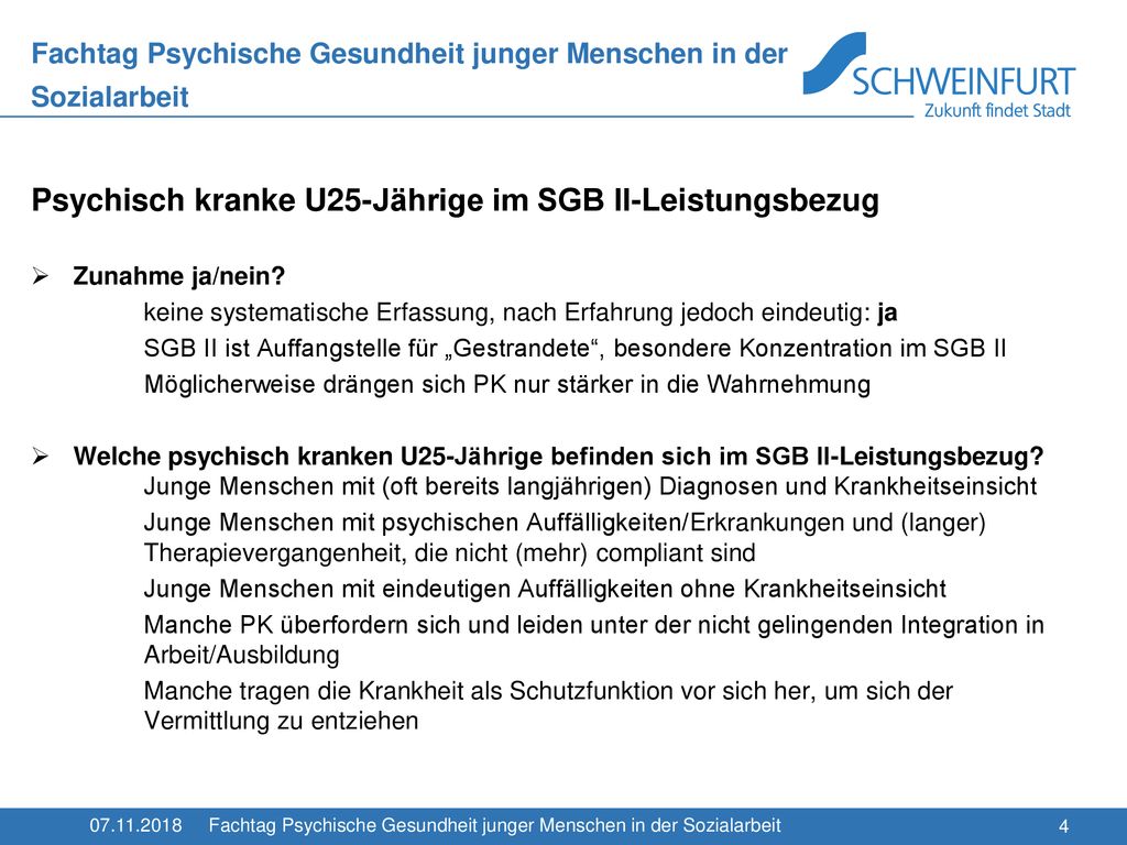 Fachtag Psychische Gesundheit junger Menschen in der Sozialarbeit