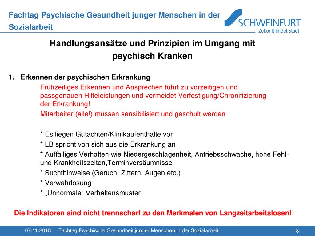 Fachtag Psychische Gesundheit junger Menschen in der Sozialarbeit