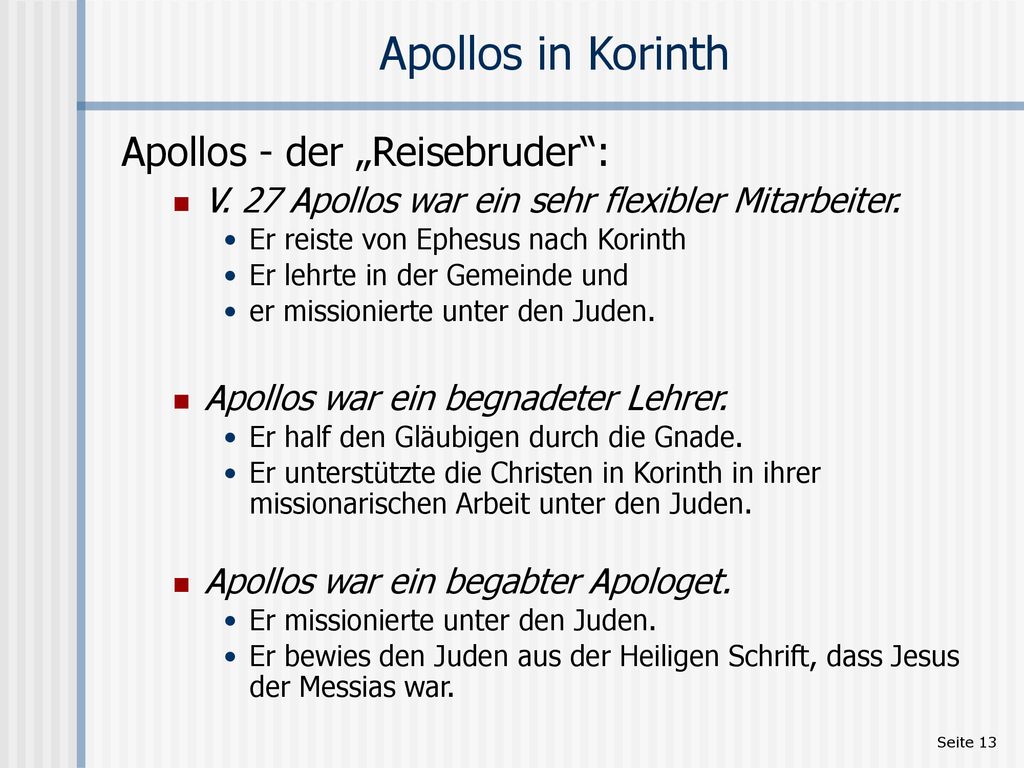Apg: Ende der 2. MR - Beginn der 3. MR