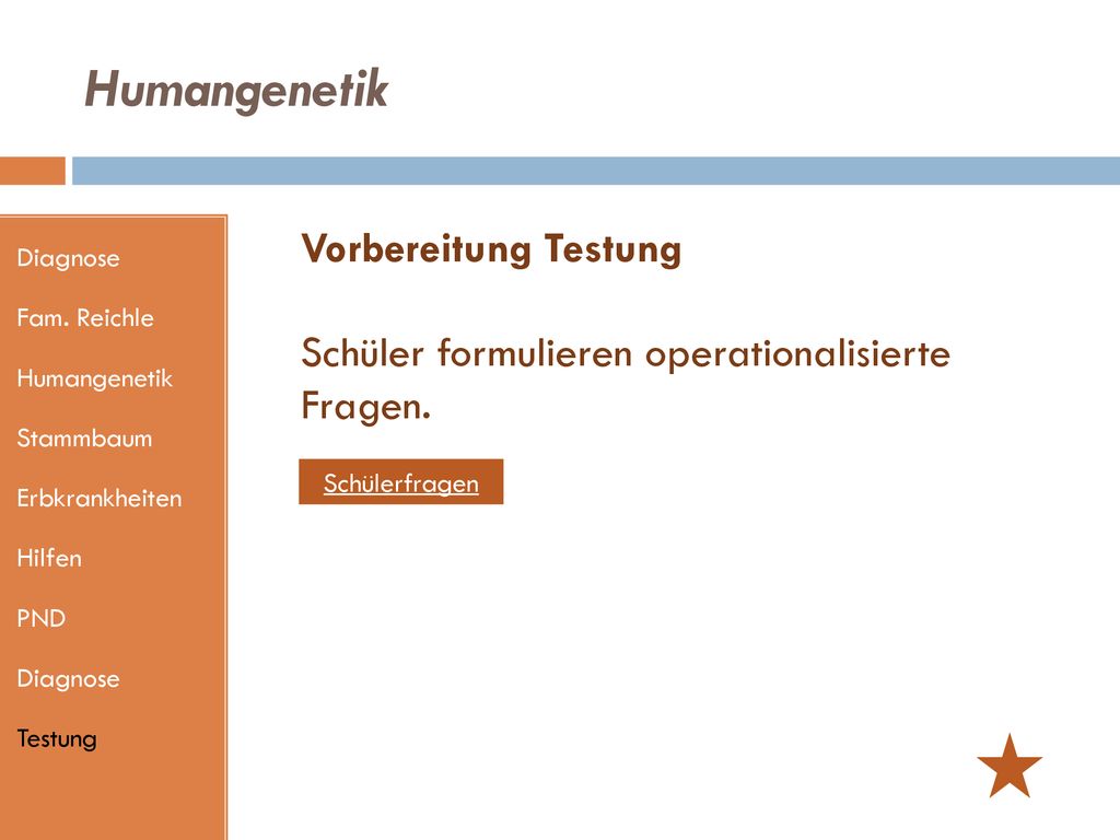 Humangenetik Diagnose. Fam. Reichle. Humangenetik. Stammbaum. Erbkrankheiten. Hilfen. PND. Testung.