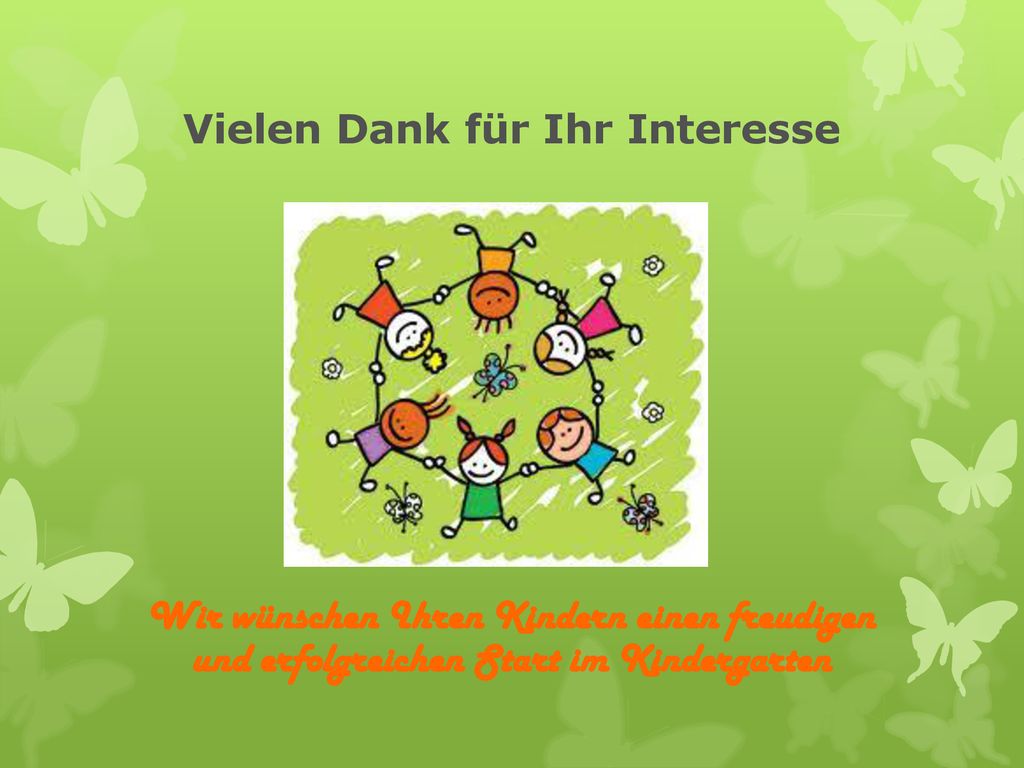 Vielen Dank für Ihr Interesse