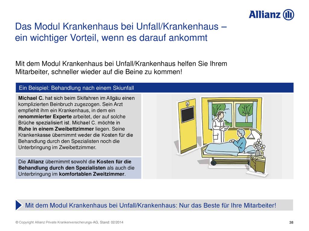 Das Modul Krankenhaus bei Unfall/Krankenhaus – ein wichtiger Vorteil, wenn es darauf ankommt