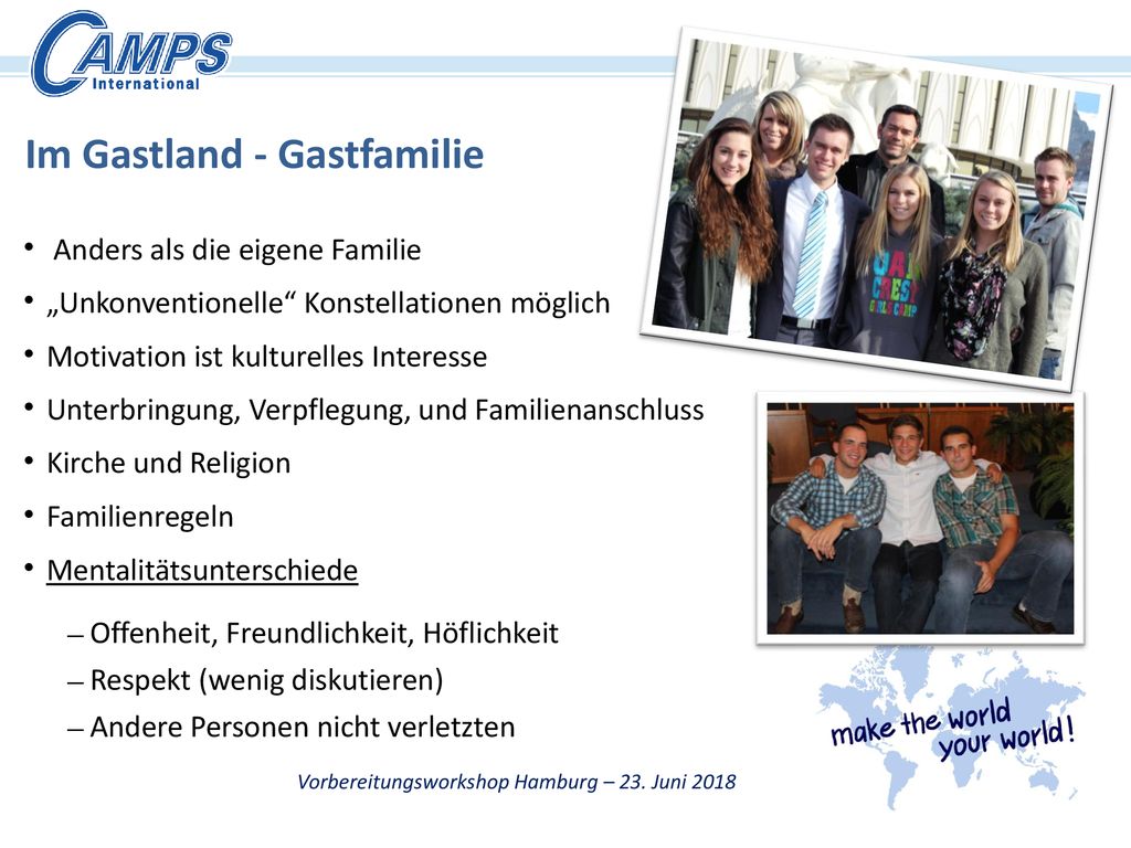 Vorbereitungsworkshop Hamburg – 23. Juni 2018