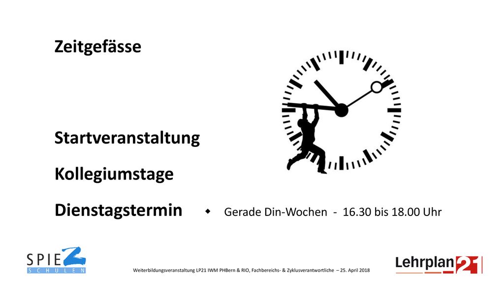 Dienstagstermin  Gerade Din-Wochen bis Uhr