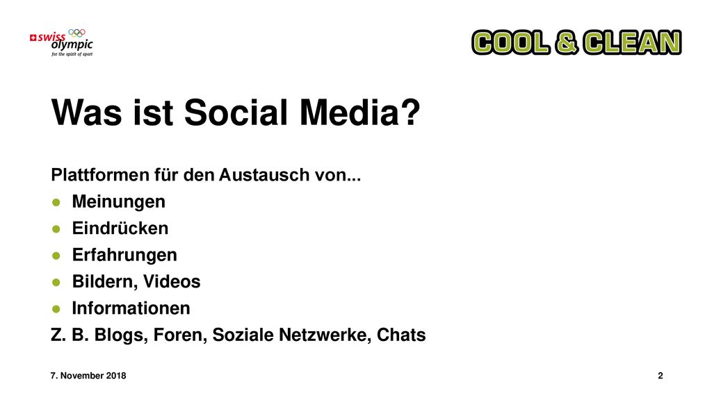 Was ist Social Media Plattformen für den Austausch von... Meinungen