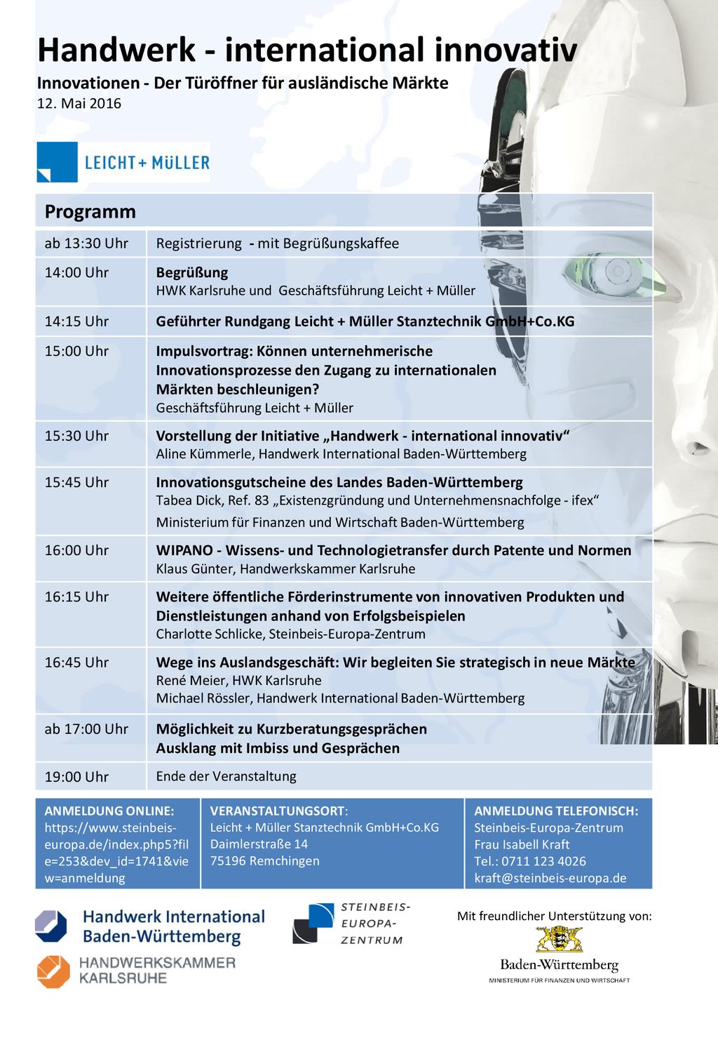 Handwerk - international innovativ Innovationen - Der Türöffner für ausländische Märkte