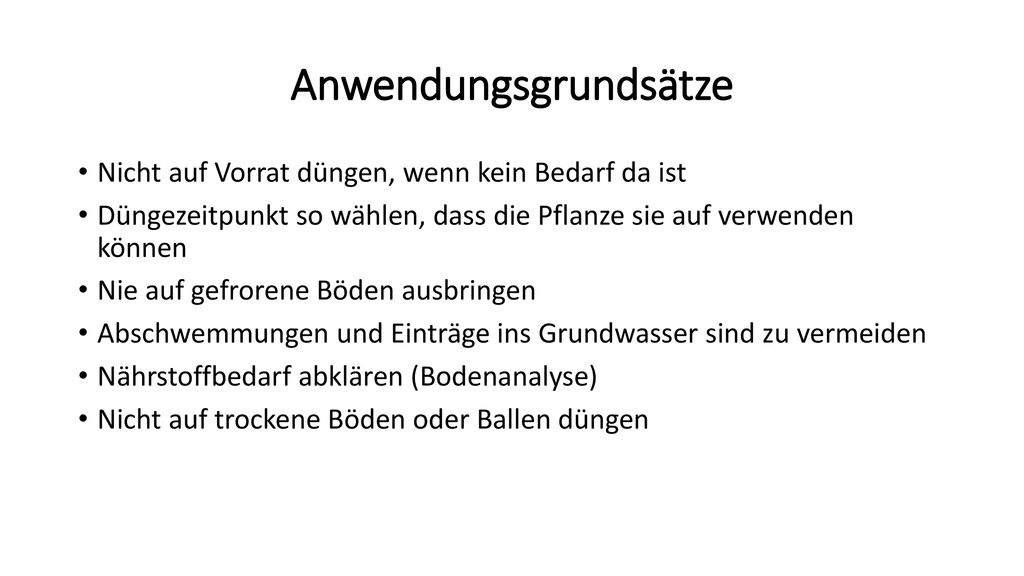 Pflanzenernährung II. ppt herunterladen