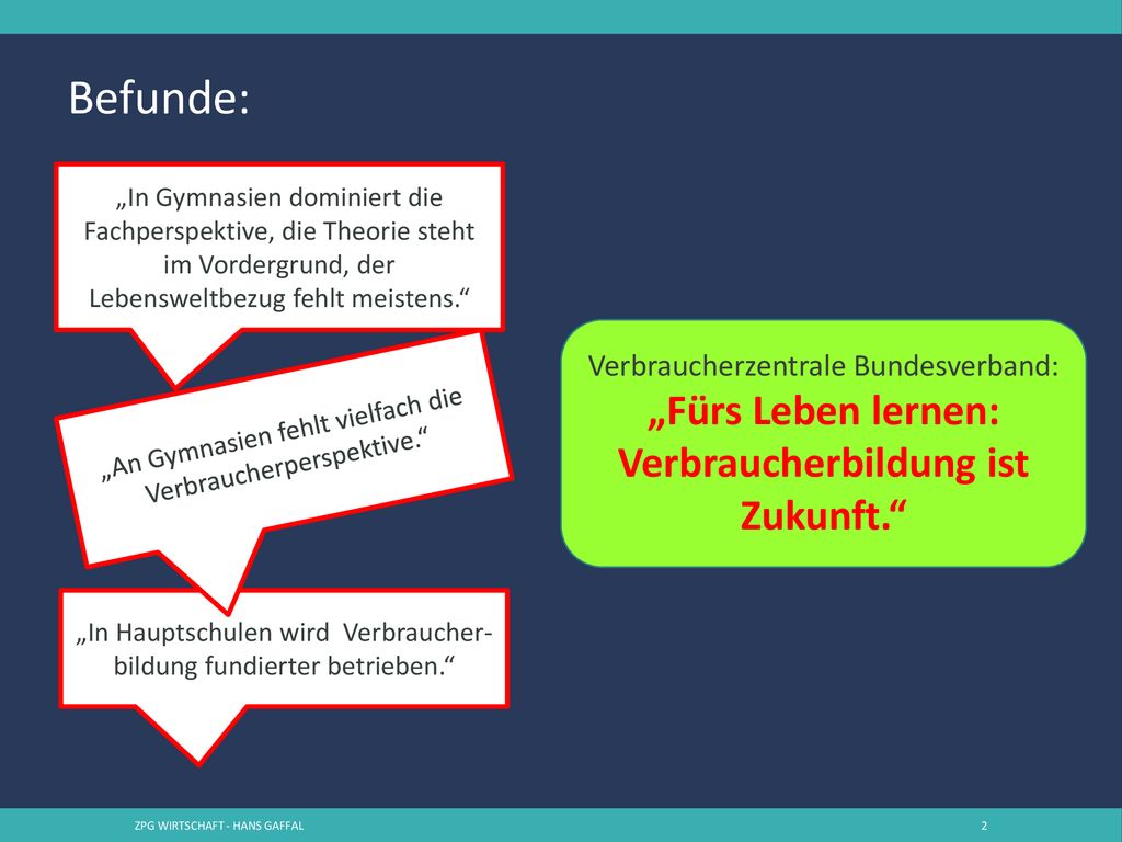 Befunde: „In Gymnasien dominiert die Fachperspektive, die Theorie steht im Vordergrund, der Lebensweltbezug fehlt meistens.