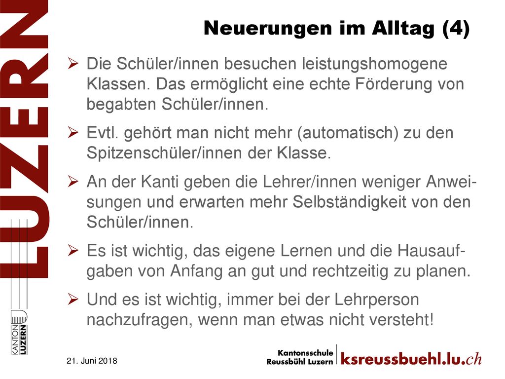 Neuerungen im Alltag (4)