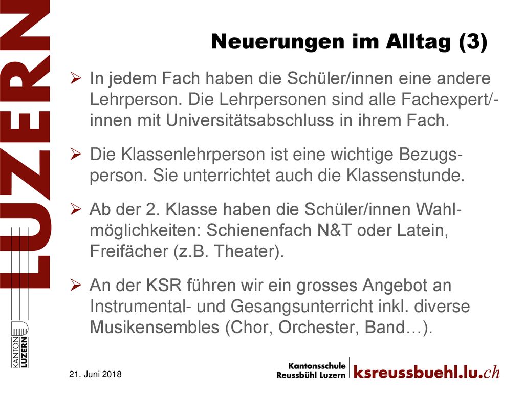 Neuerungen im Alltag (3)