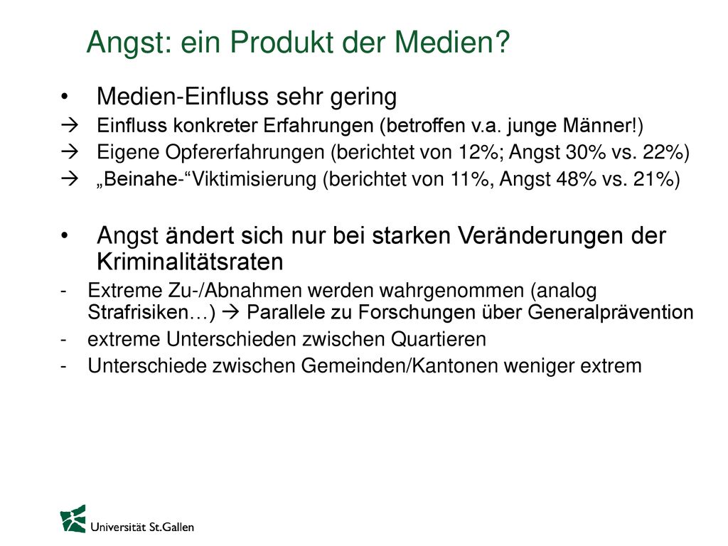 Angst: ein Produkt der Medien