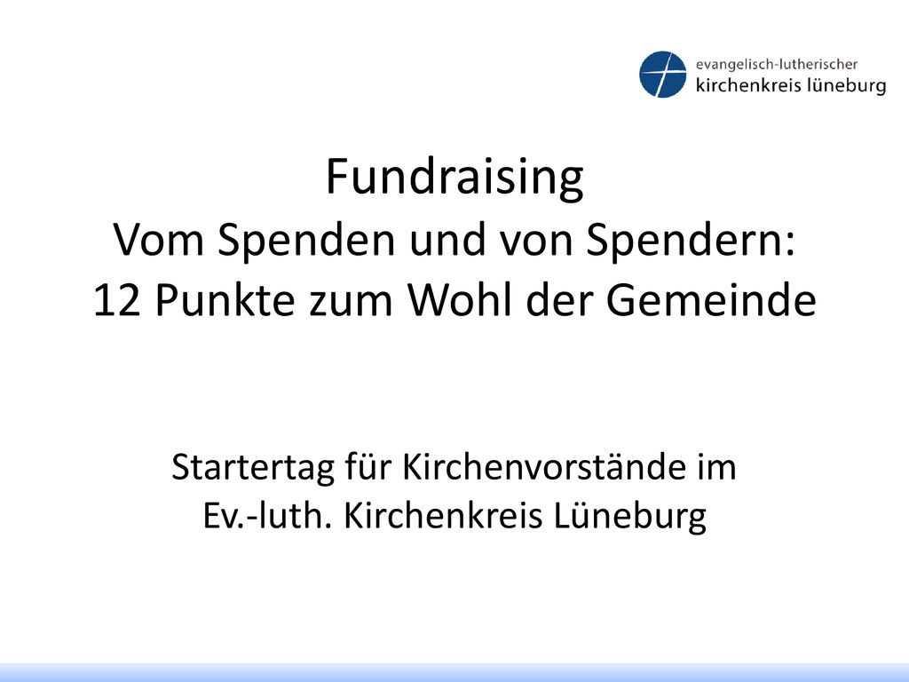 Startertag für Kirchenvorstände im Ev.-luth. Kirchenkreis Lüneburg