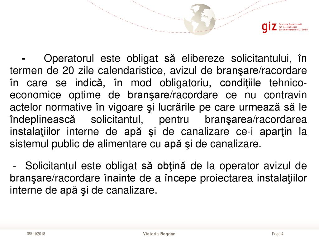 Implementat de Curs de instruire pentru angajaţii serviciilor abonaţi a  operatorilor „Apă-Canal” Modulul 3: Contractarea privind  furnizarea/prestarea. - ppt herunterladen