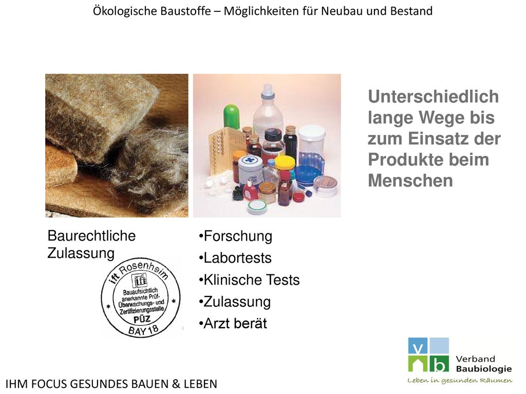 Unterschiedlich lange Wege bis zum Einsatz der Produkte beim Menschen