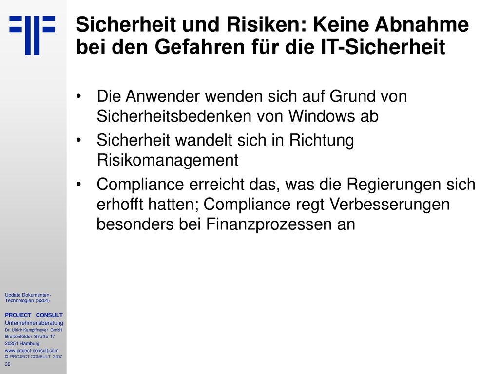 Sicherheit und Risiken: Keine Abnahme bei den Gefahren für die IT-Sicherheit