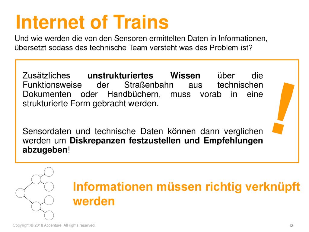 ! Internet of Trains Informationen müssen richtig verknüpft werden