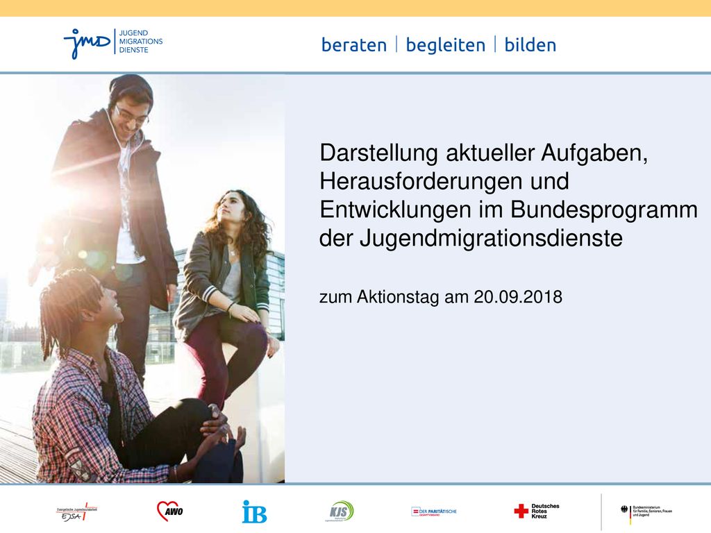 Darstellung aktueller Aufgaben, Herausforderungen und Entwicklungen im Bundesprogramm der Jugendmigrationsdienste
