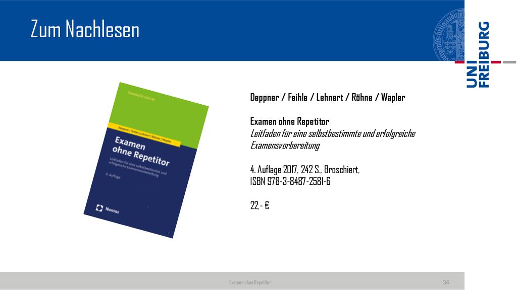 Zum Nachlesen Deppner / Feihle / Lehnert / Röhne / Wapler
