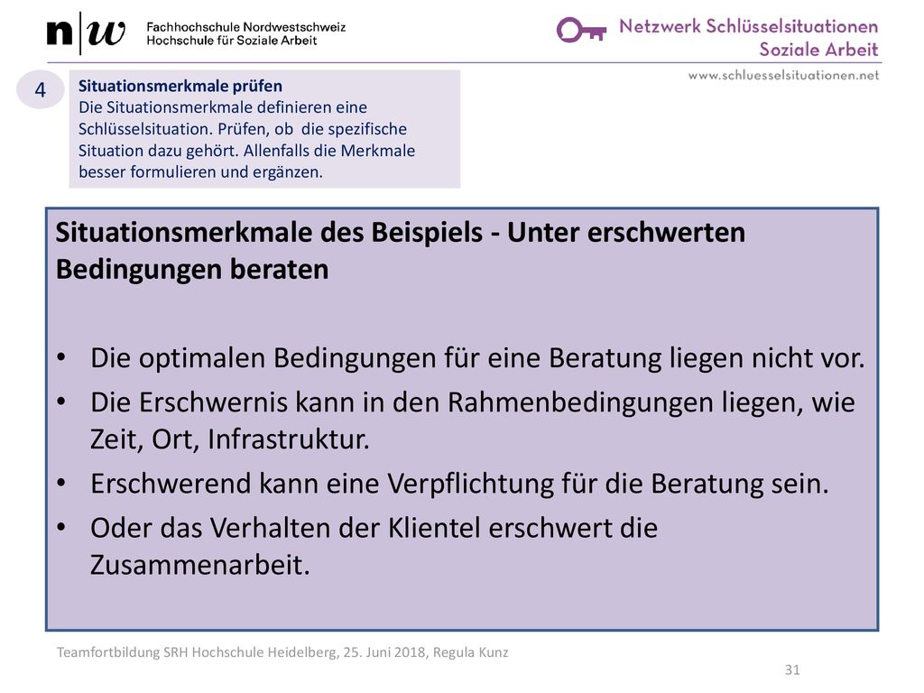 Die optimalen Bedingungen für eine Beratung liegen nicht vor.