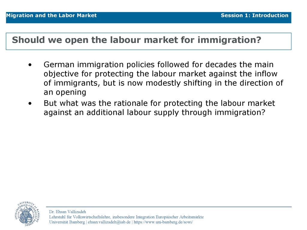 Should we open the labour market for immigration