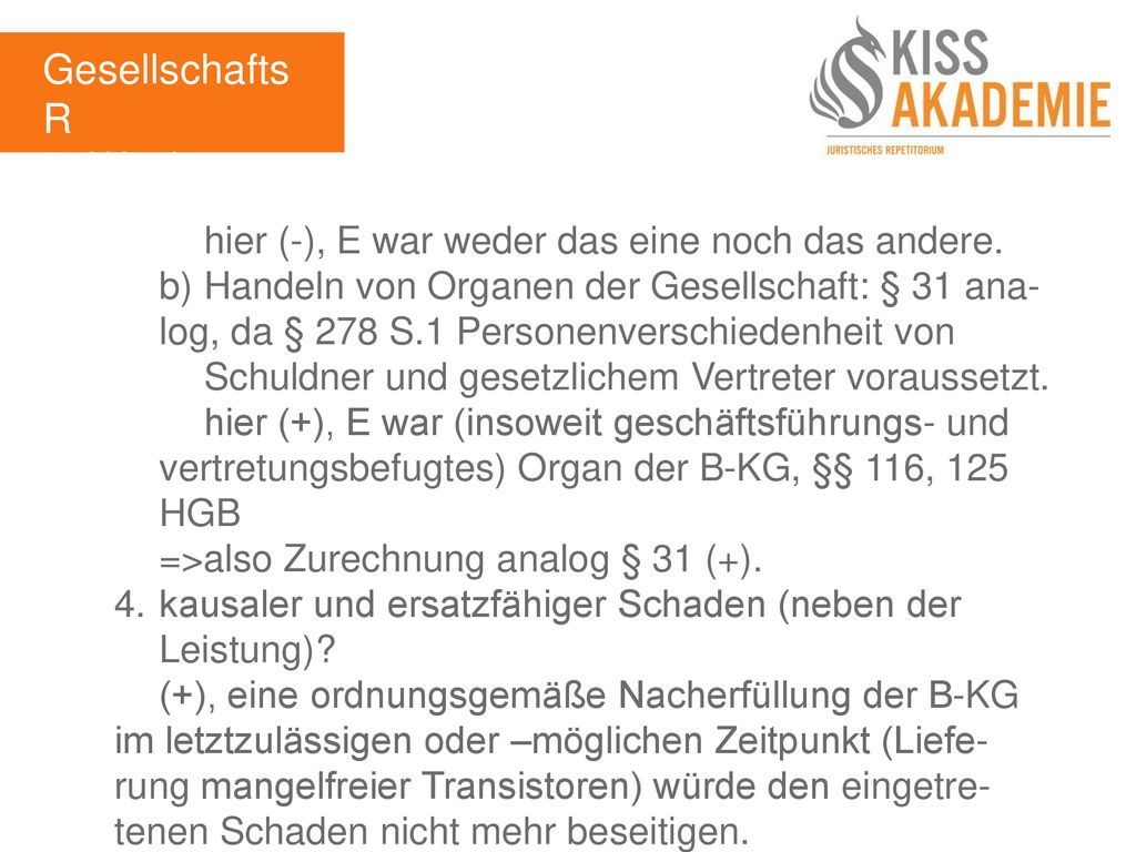 GesellschaftsR 5. Woche. hier (-), E war weder das eine noch das andere.