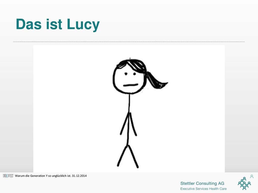 Das ist Lucy Warum die Generation Y so unglücklich ist