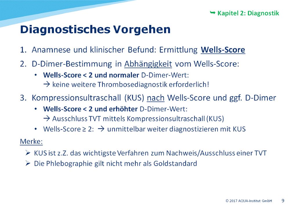 D-Dimere als Spaltprodukte des Fibrins zeigen unspezifisch jegliche Fibrinolyse an.