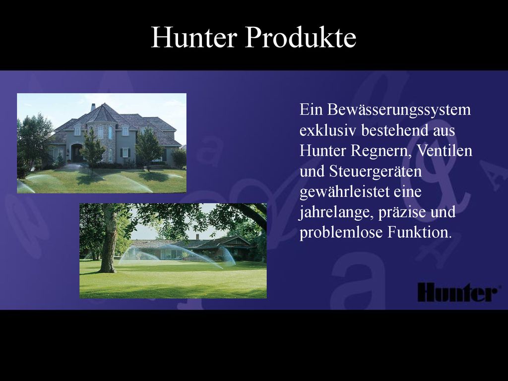 Hunter Produkte