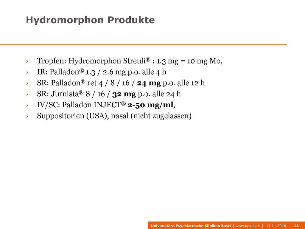 Hydromorphon Produkte