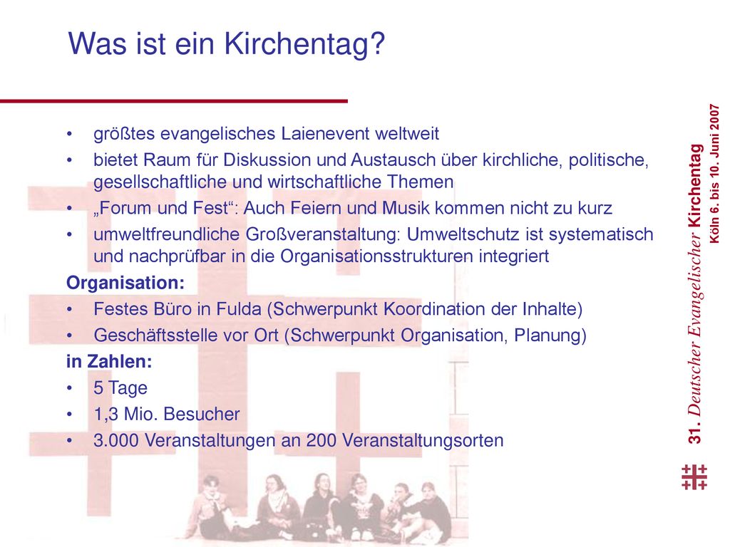 Was ist ein Kirchentag größtes evangelisches Laienevent weltweit