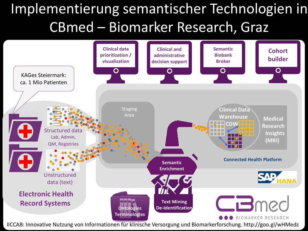 Implementierung semantischer Technologien in CBmed – Biomarker Research, Graz