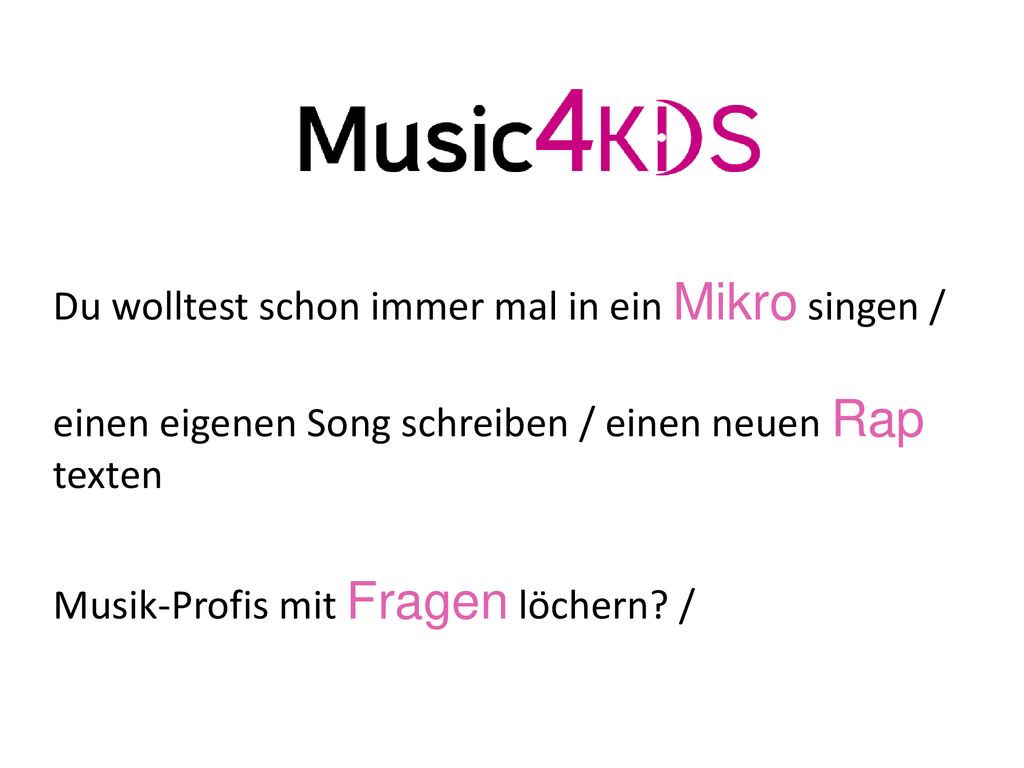 Du wolltest schon immer mal in ein Mikro singen /