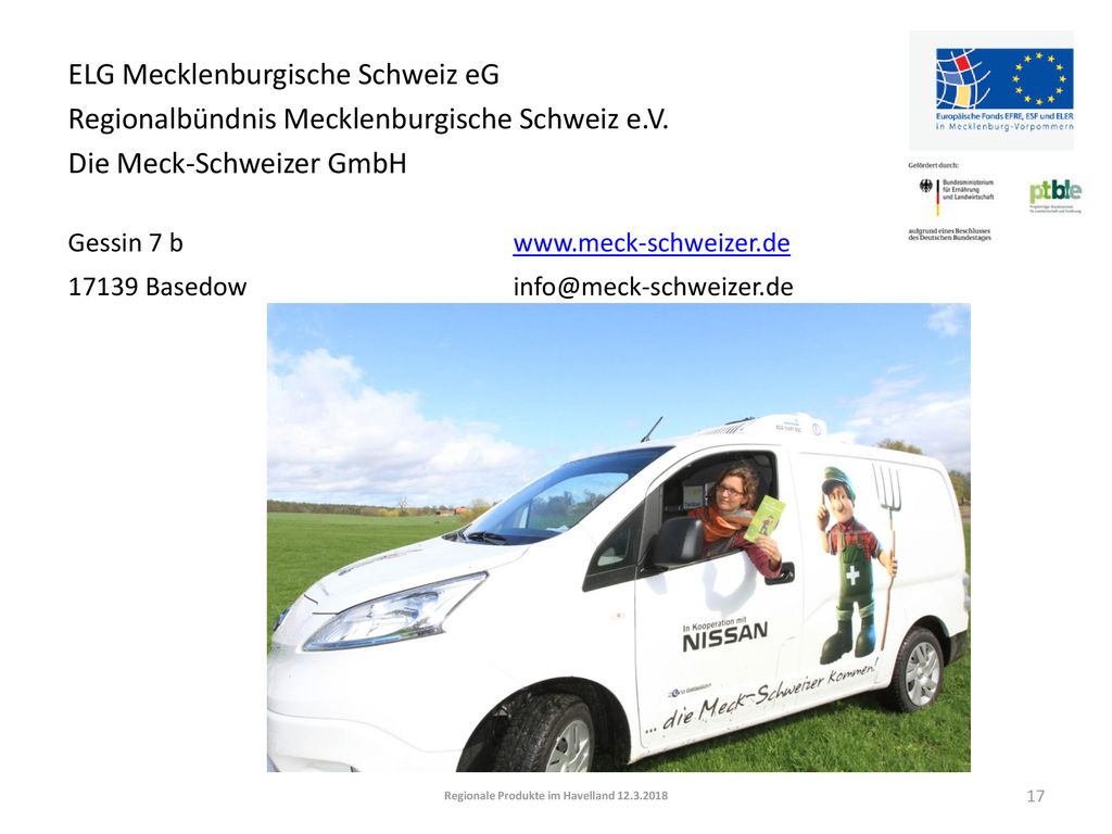 Regionale Produkte im Havelland