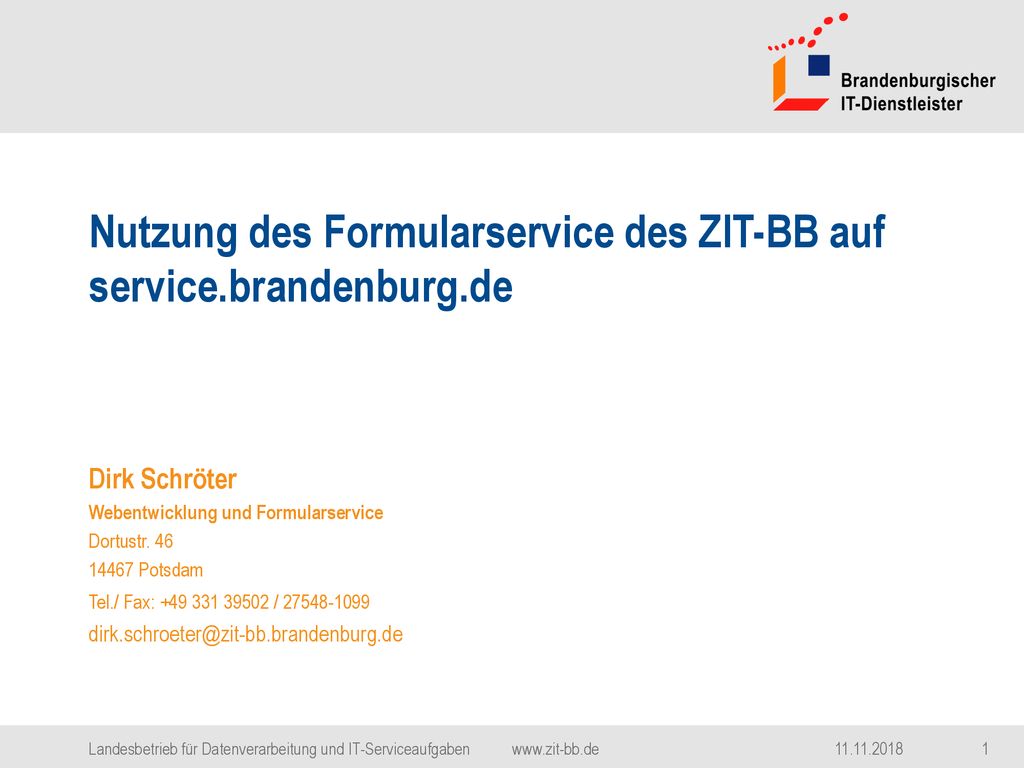Nutzung des Formularservice des ZIT-BB auf service.brandenburg.de