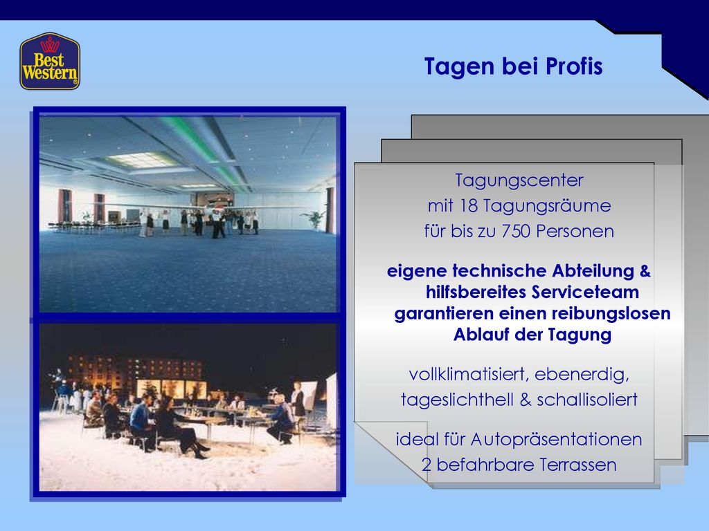 Tagen bei Profis Tagungscenter mit 18 Tagungsräume