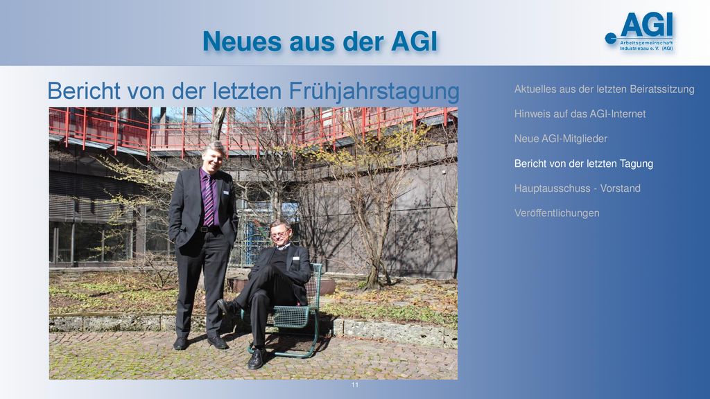 Bericht von der letzten Frühjahrstagung