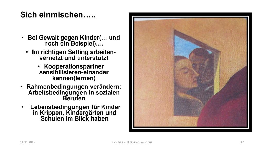 Sich einmischen….. Bei Gewalt gegen Kinder(… und noch ein Beispiel)….