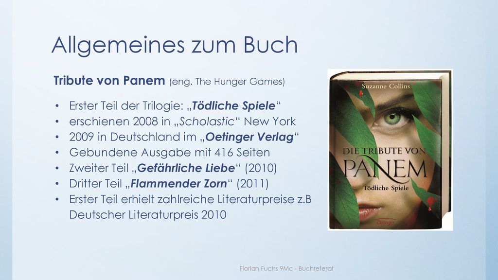 Florian Fuchs 9Mc - Buchreferat