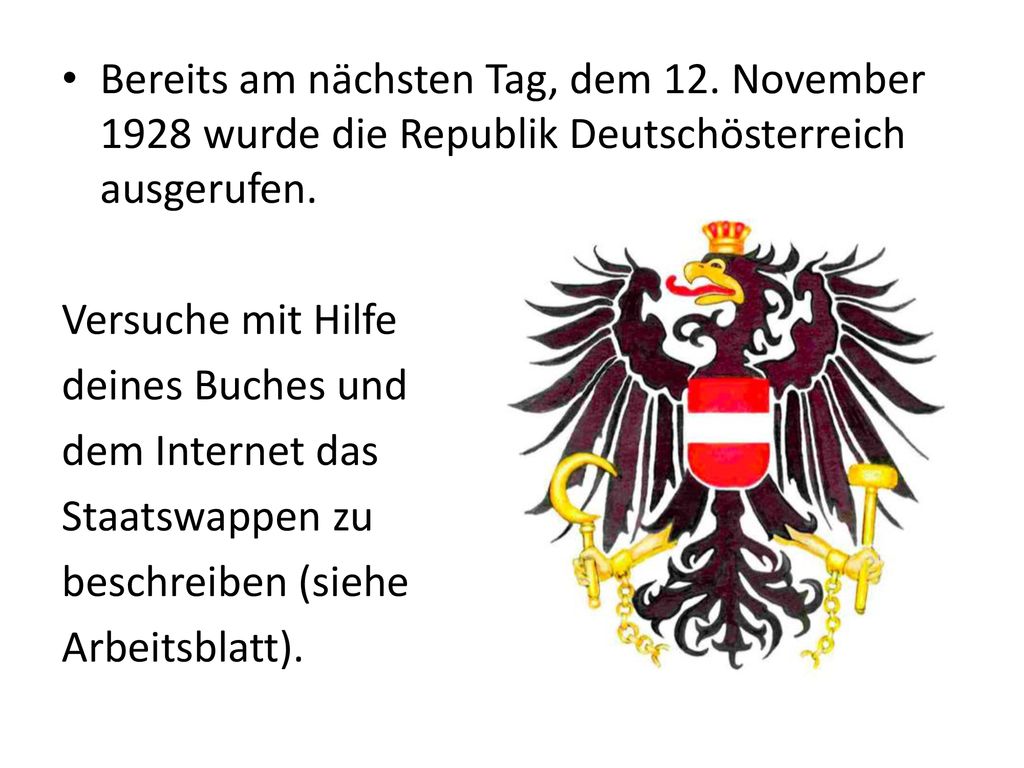 Bereits am nächsten Tag, dem 12