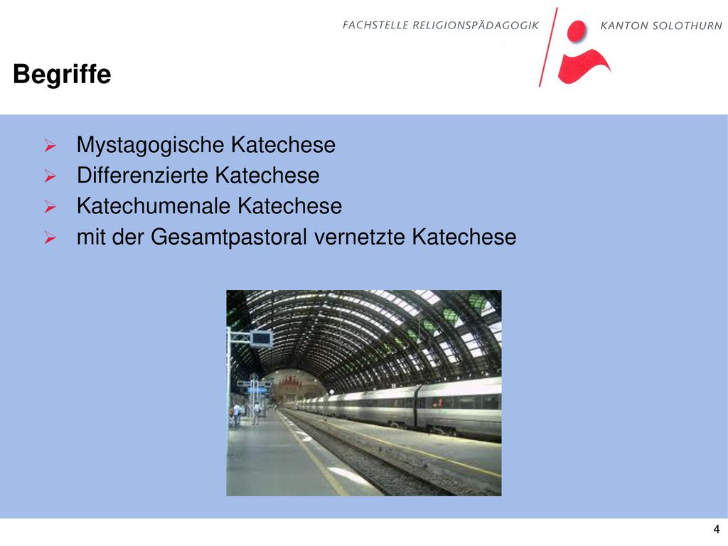 Begriffe Mystagogische Katechese Differenzierte Katechese
