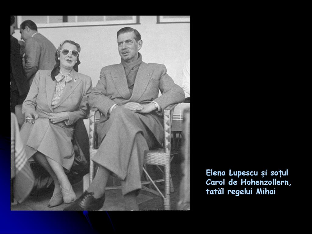 Elena Lupescu și soțul Carol de Hohenzollern, tatăl regelui Mihai