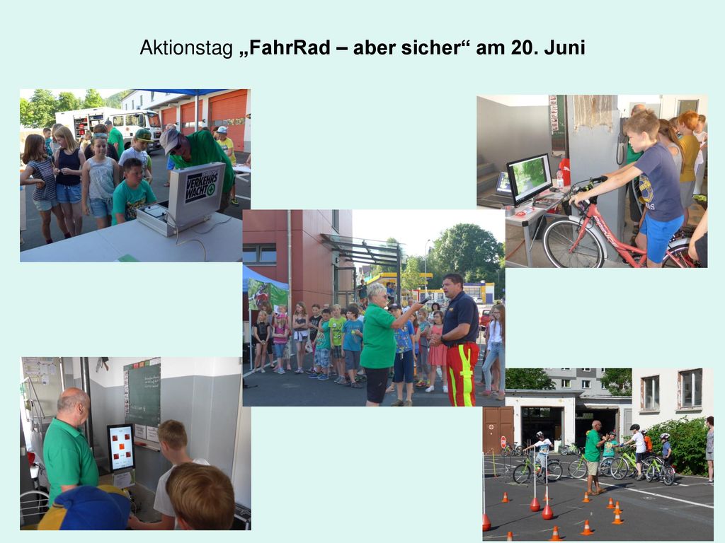 Aktionstag „FahrRad – aber sicher am 20. Juni