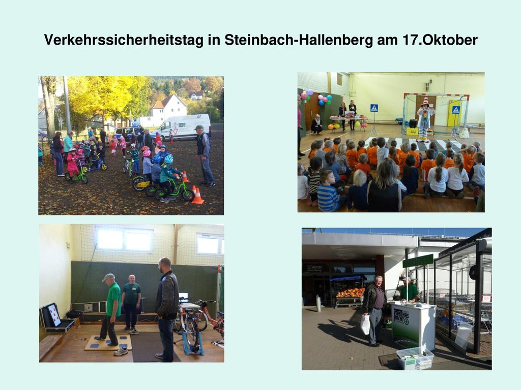 Verkehrssicherheitstag in Steinbach-Hallenberg am 17.Oktober