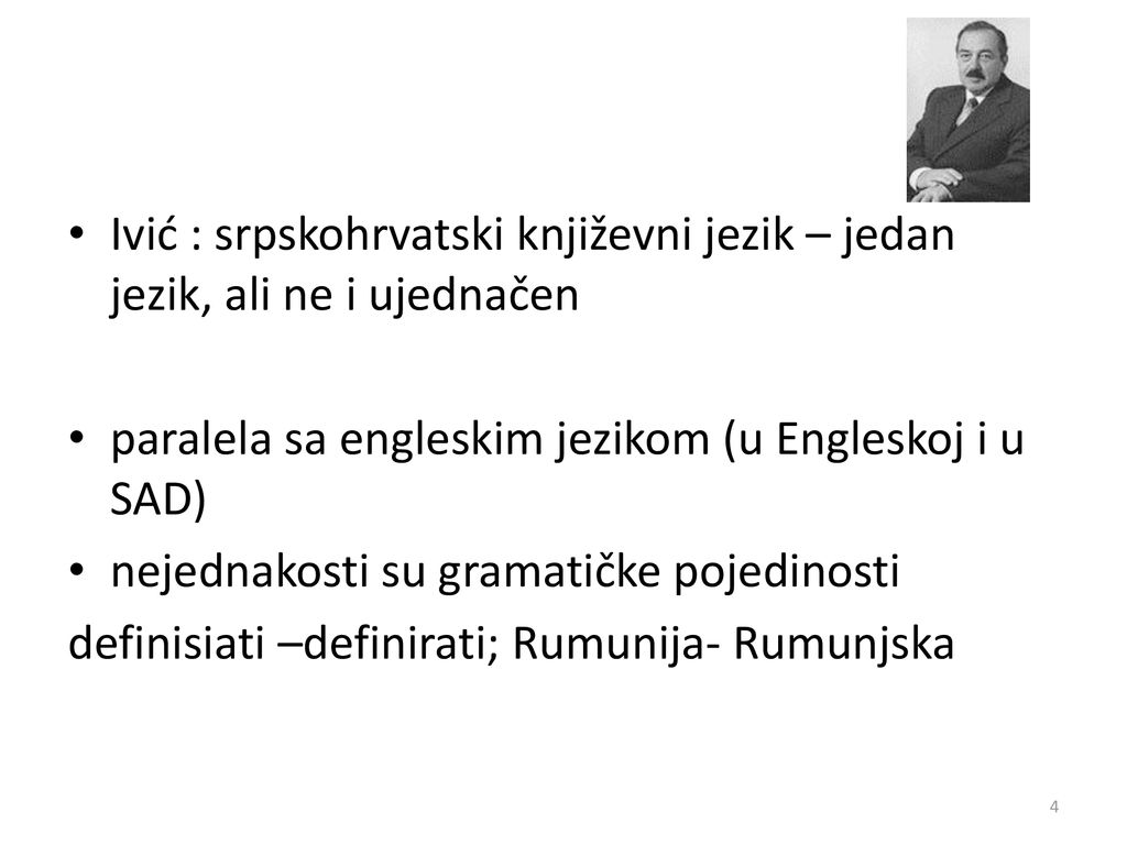 Ivić : srpskohrvatski književni jezik – jedan jezik, ali ne i ujednačen