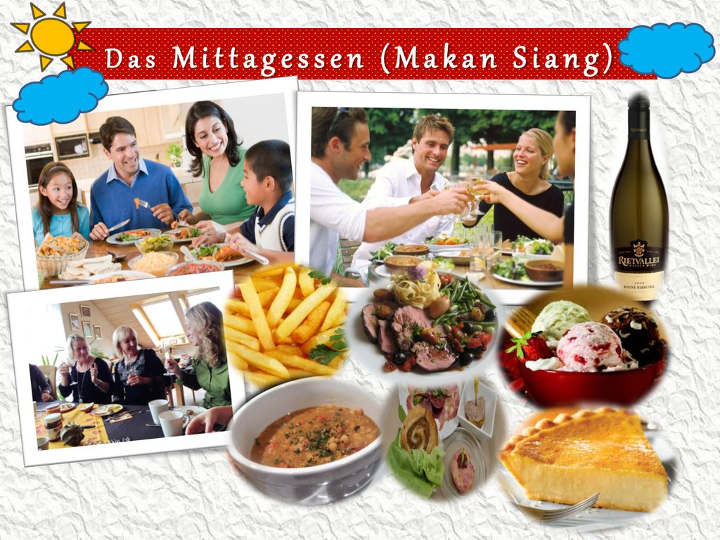 Das Mittagessen (Makan Siang)
