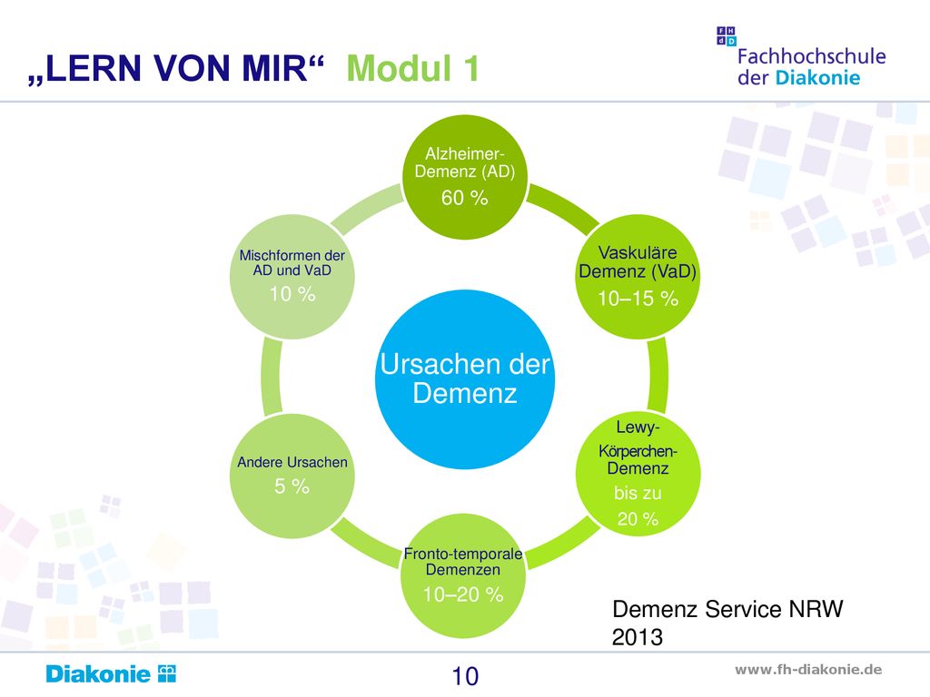 „LERN VON MIR Modul 1 Ursachen der Demenz Demenz Service NRW 2013