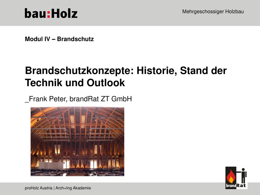 Brandschutzkonzepte: Historie, Stand der Technik und Outlook