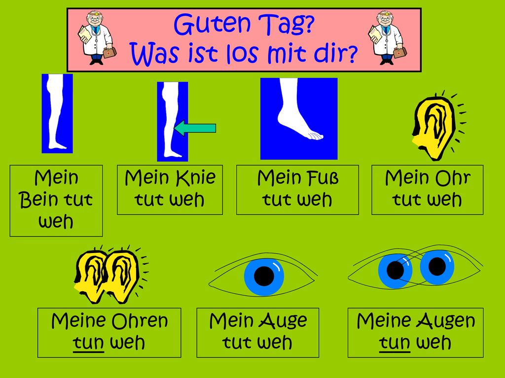 Guten Tag Was ist los mit dir