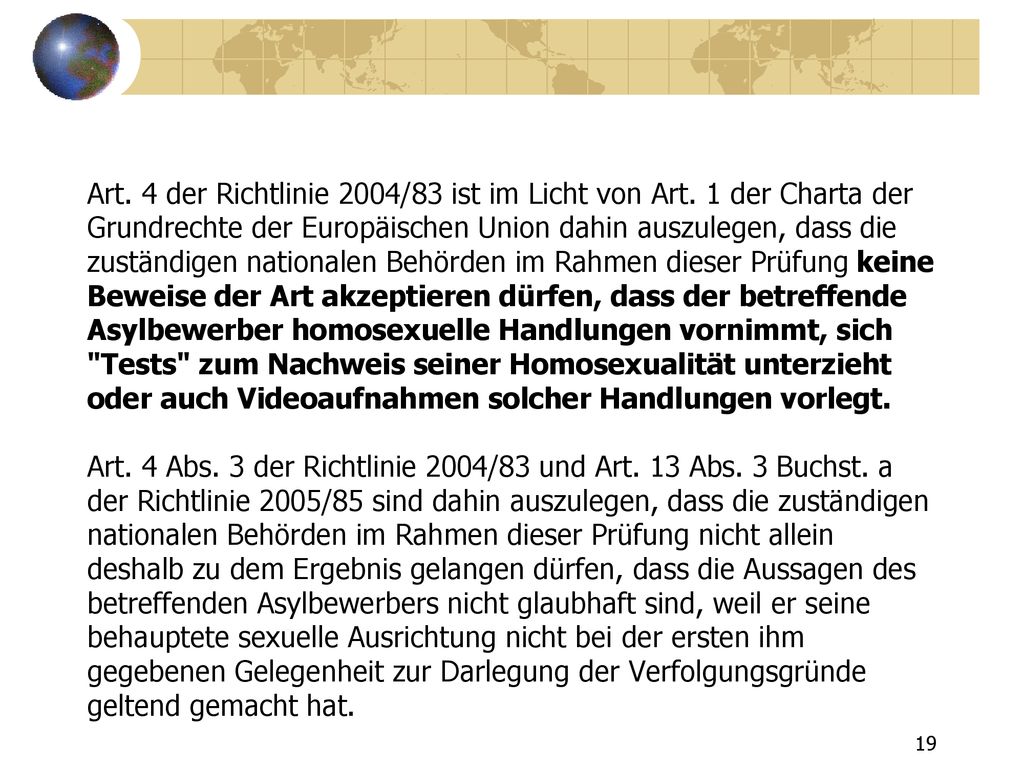 Art. 4 der Richtlinie 2004/83 ist im Licht von Art